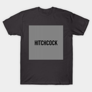 Hitchcock in a Title T-Shirt